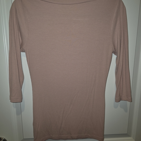 Pink Off-Shoulder Top with Rhinestone 'bebe' - Picture 3 of 3